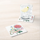 Ik ben Creative Pink Rose Onderzetter Set (Insitu)