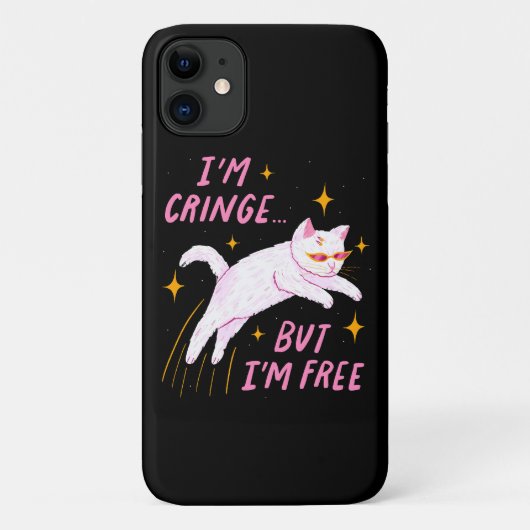 Ik ben Cringe, maar ik ben vrij Case-Mate iPhone Case (Achterkant)