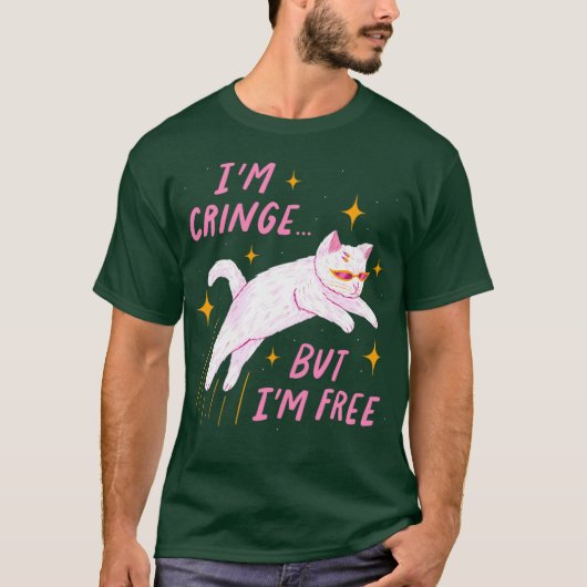 Ik ben Cringe maar ik ben vrij T-shirt (Voorkant)