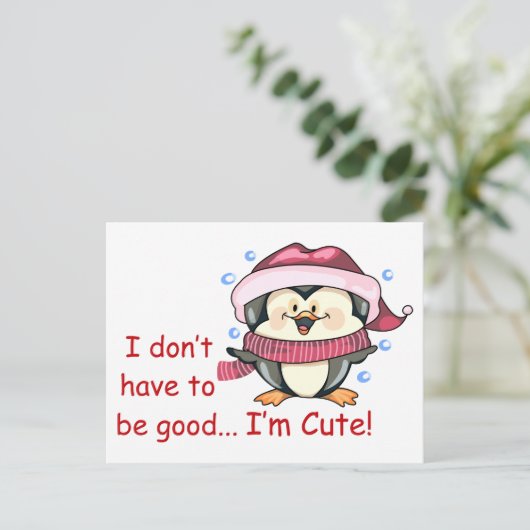 Ik ben Cute Briefkaart (Staand voorkant)