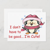 Ik ben Cute Briefkaart (Voorkant / Achterkant)