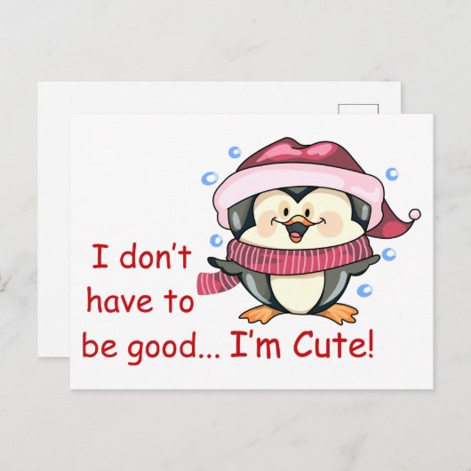 Ik ben Cute Briefkaart (Voorkant / Achterkant)