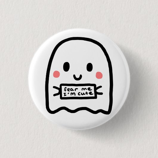 Ik ben Cute Lil Ghost Ronde Button 3,2 Cm (Voorkant)