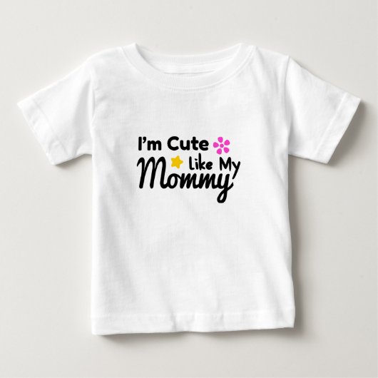 Ik ben Cute Ruffled T-shirt (Voorkant)