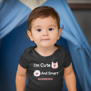 Ik ben Cute Smart Pets Animals Personalize Romper