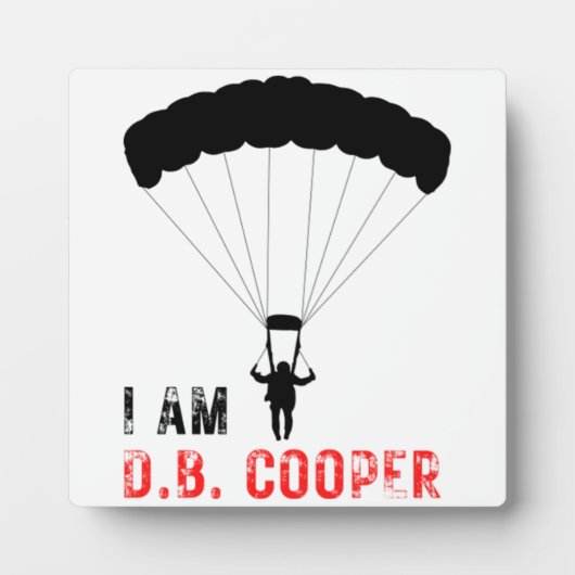 IK BEN D.B. Cooper Fotoplaat (Voorkant)
