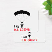 IK BEN D.B. Cooper Visitekaartje (Bureau)
