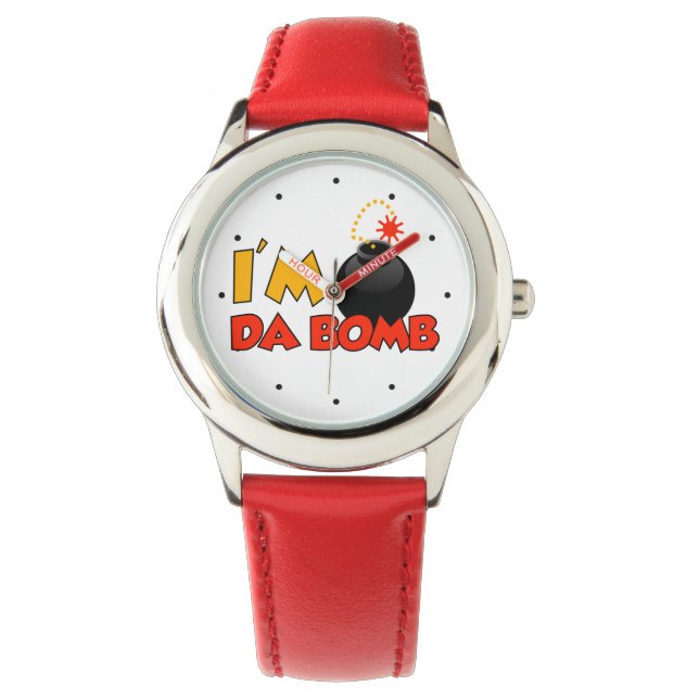 Ik ben Da Bomb-horloges Horloge (Voorkant)