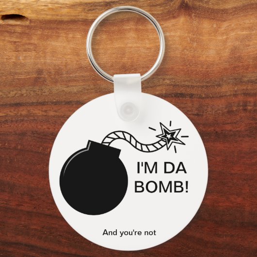 Ik ben Da Bomb. Sleutelhanger (Voorkant)
