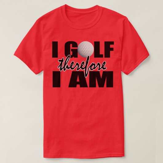 Ik ben daarom grappig citaat-idee voor pl t-shirt (Design voorkant)