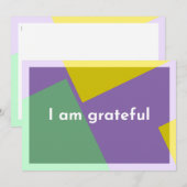 "Ik ben dankbaar" Bedankkaart (Voorkant / Achterkant)