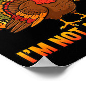 Ik ben dankbaar dat ik geen liberale Thanksgiving  Poster (Hoek)