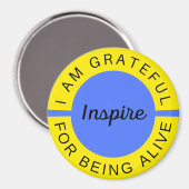 Ik ben dankbaar dat ik in leven ben magneet (Voorkant / Achterkant)
