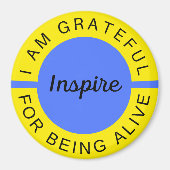 Ik ben dankbaar dat ik in leven ben magneet (Voorkant)