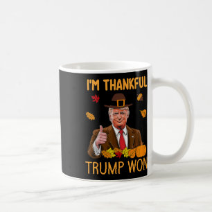 Ik ben dankbaar dat Trump Thanksgiving Turkije Tru Koffiemok