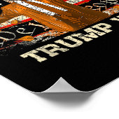 Ik ben dankbaar dat Trump Thanksgiving Turkije Tru Poster (Hoek)