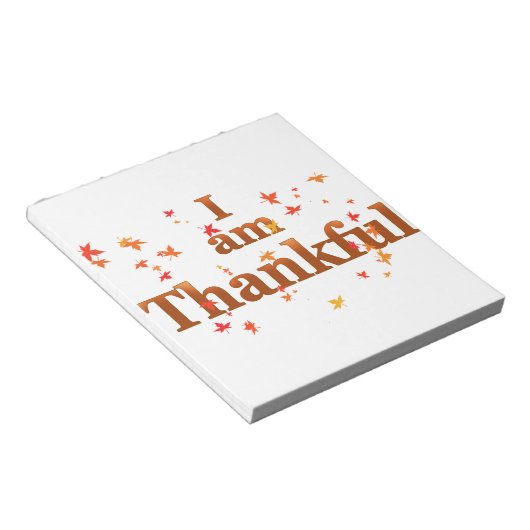 ik ben dankbaar notitieblok (Schuin)