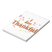 ik ben dankbaar notitieblok (Linkerzijde)