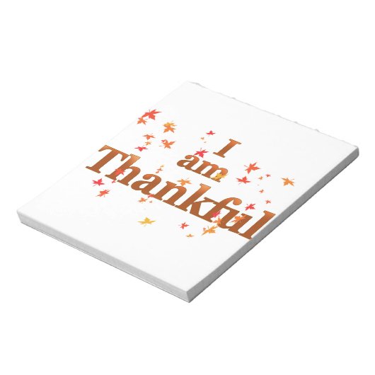 ik ben dankbaar notitieblok (Linkerzijde)