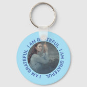 Ik ben dankbaar sleutelhanger (Achterkant)