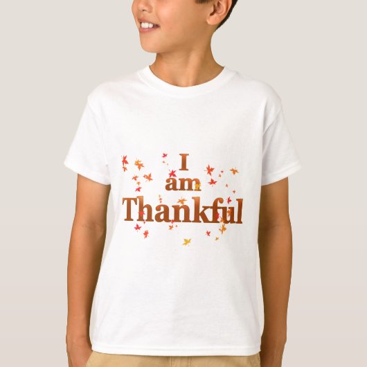 ik ben dankbaar t-shirt (Voorkant)