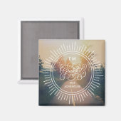 Ik ben dankbaar voor avontuur magneet (Voorkant / Achterkant)