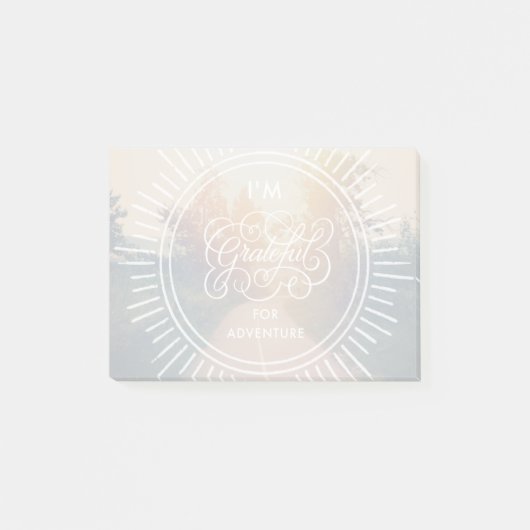 Ik ben dankbaar voor avontuur post-it® notes (Voorkant)