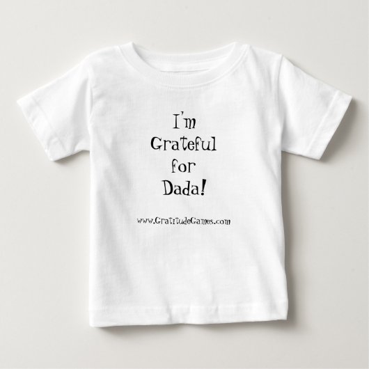 Ik ben dankbaar voor Dada. -biologisch (Voorkant)