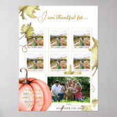 Ik ben dankbaar voor... Dankbare notities Thanksgi Poster (Voorkant)