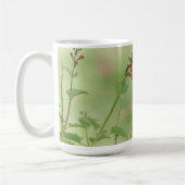 ik ben dankbaar voor deze dag , vlinder koffiemok (Links)