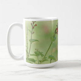 ik ben dankbaar voor deze dag , vlinder koffiemok