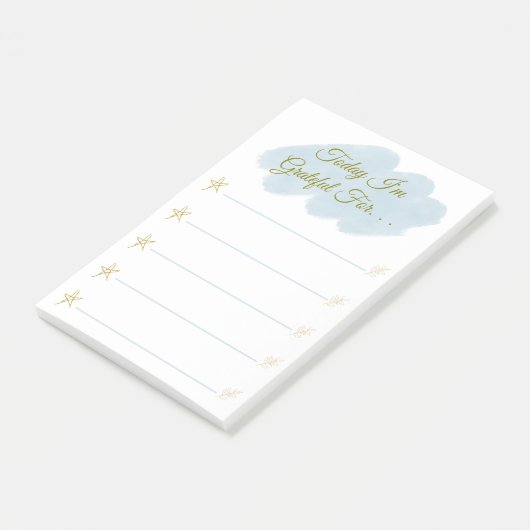 Ik ben dankbaar voor gepersonaliseerde dankbaarhei post-it® notes (Schuin)