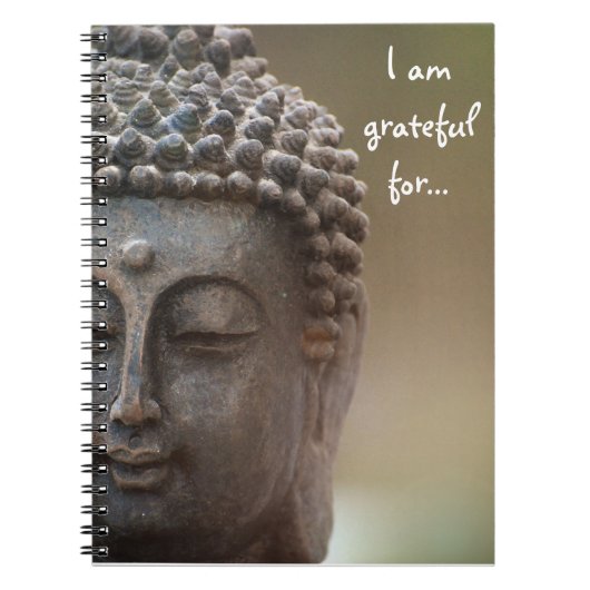 Ik ben dankbaar voor... Gratitude Journal w/ Buddh Notitieboek (Voorkant)