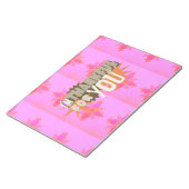 Ik ben dankbaar voor je: een oprechte uitdrukking notitieblok (Schuin)