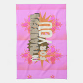 Ik ben dankbaar voor je: een oprechte uitdrukking theedoek (Verticaal)