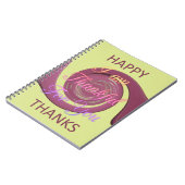 Ik ben dankbaar voor je, Happy Thanksgiving Notitieboek (Linkerzijde)