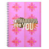 Ik ben dankbaar voor je notitieboek (Voorkant)