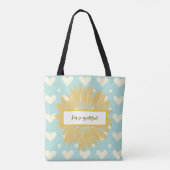 Ik ben dankbaar voor je personalisatie tote bag (Achterkant)