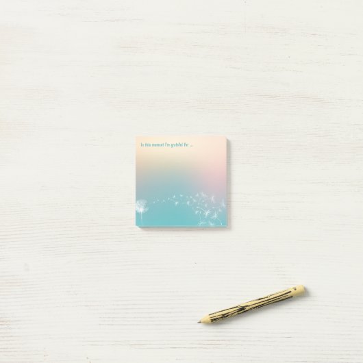 Ik ben dankbaar voor post-it® notes (Op bureau)