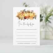 Ik ben dankbaar voor Thanksgiving dankbaarheid Kaa Informatiekaartje (Staand voorkant)