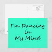 Ik ben Dansend in mijn gedachten Briefkaart (Voorkant / Achterkant)