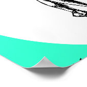 Ik ben Dansend in mijn gedachten Poster (Hoek)