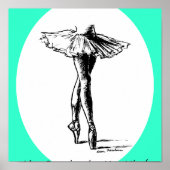 Ik ben Dansend in mijn gedachten Poster (Voorkant)