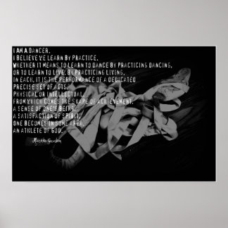 Ik ben danser poster