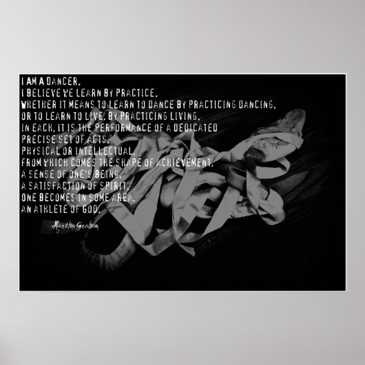 Ik ben danser poster (Voorkant)