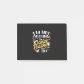 Ik ben dansleraar post-it® notes (Voorkant)