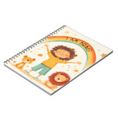 Ik ben dapper - Affirmatie voor kinderen Notitieboek (Linkerzijde)