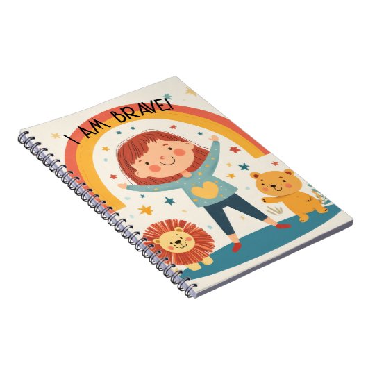 Ik ben dapper - Bevestiging voor kinderen Notitieboek (Rechterzijde)