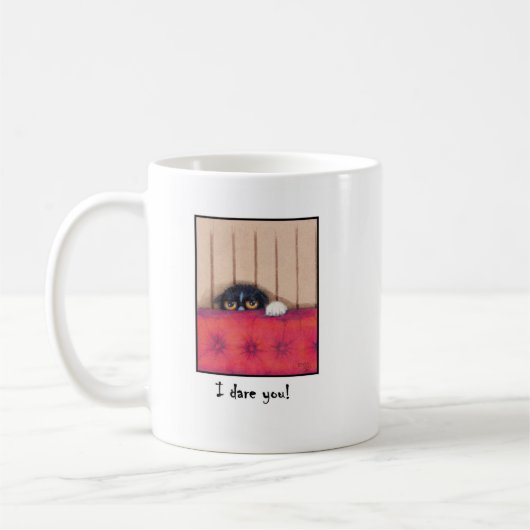 Ik ben Dare You kitten mok voor linkshandige mense (Links)