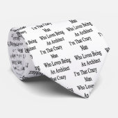 Ik ben dat gekke Man dat graag een architect wordt Stropdas (Opgerold)